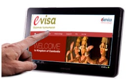Cambodia visa procedure step-by-step illustration